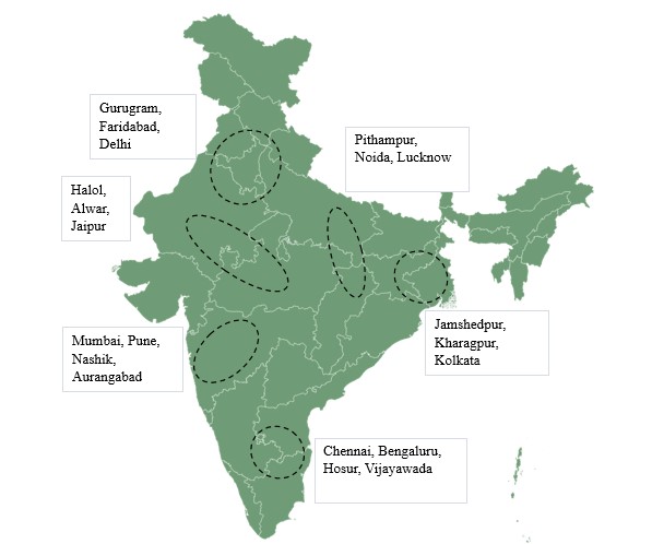 UJA | Clusters In India