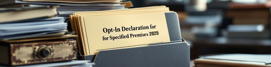 Advisory on Filing Opt In Declaration for Specified Premises 2026